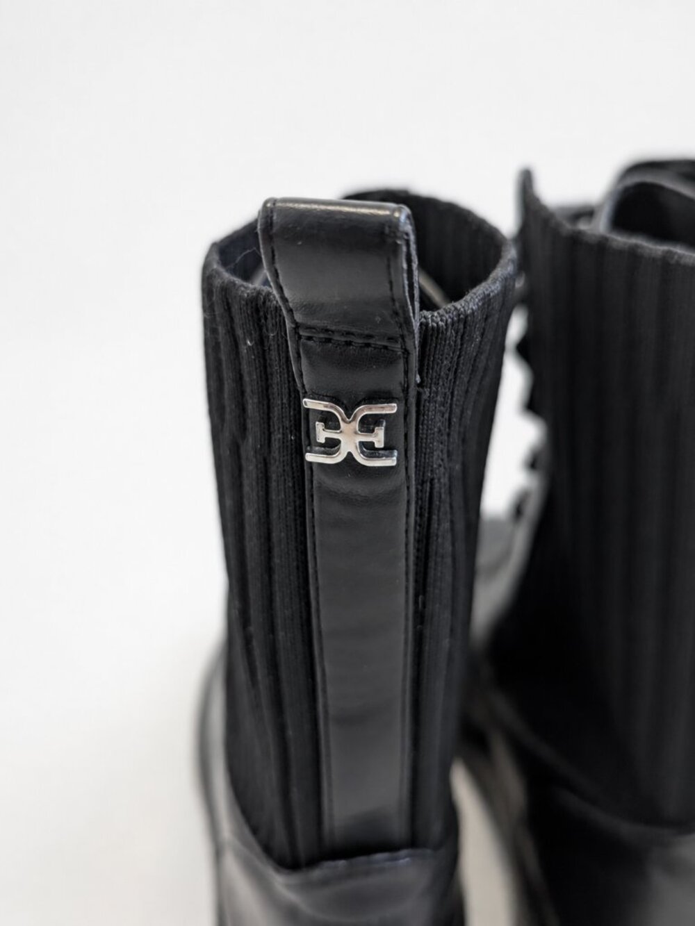 Sam Edelman Black Lace-Up Combat Boots Size 7 - Picture 6 of 10